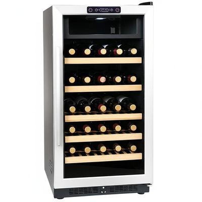 좋은 가격 High Capacity Wine Cooler Cabinet 286 Lbs Touch Control Locking Door for Wine Collection Display 온라인으로