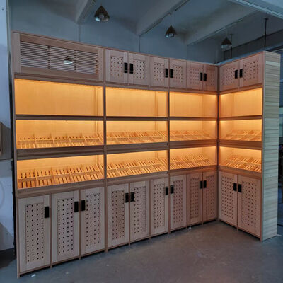 좋은 가격 정밀 기후 제어 Walk-In 시드르 시가르 냉각 Humidor 캐비닛 온라인으로